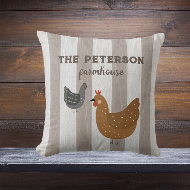 Personalized rustic pillow farmhouse  (Creator Uploaded)