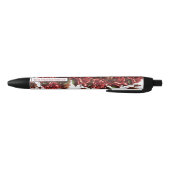 Personalized Rustic Vintage Red Roses pen (Bottom)