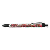 Personalized Rustic Vintage Red Roses pen (Top)