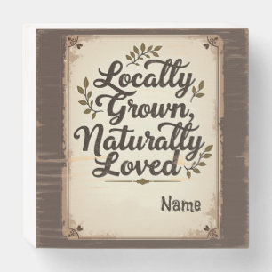 Personalized Rustic Wall Décor Wooden Box Sign