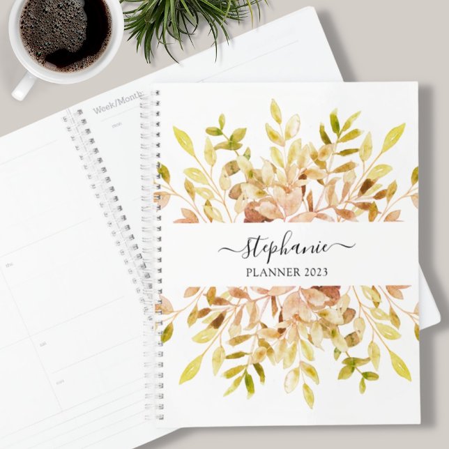 Personalized Rustic Watercolor  Planner (Creator Uploaded)