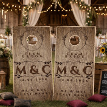 Personalized Rustic Wedding