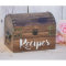 Personalized Rustic Wooden Recipe Chest