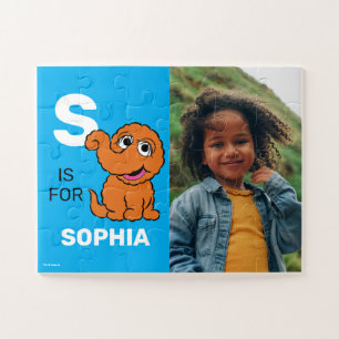 Personalized S is for Snuffleupagus Photo Jigsaw Puzzle