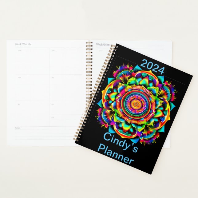 Personalized Sacred Geometry Mandala. Planner (Display)