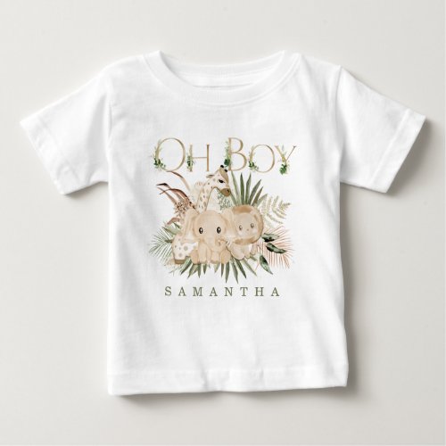 Personalized  Safari Baby  Shirts