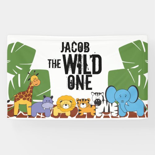 Personalized Safari Banner _ the Wild one