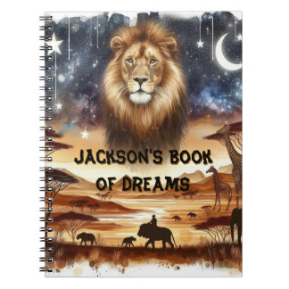Personalized Safari Dream Journal