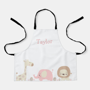 Personalized Safari Kids Apron