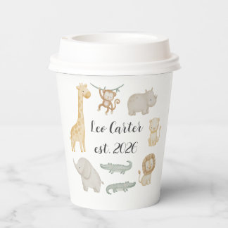 Personalized Safari Kids Cup | Custom Name Jungle