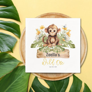 Personalized Safari Napkins
