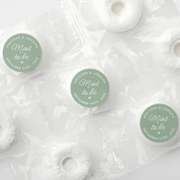 Personalized Sage Green Mint To Be Wedding Mint