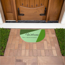 Personalized Sage Green Welcome Semicircle