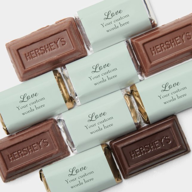 Personalized Sage Hershey's Miniatures (Assorted)