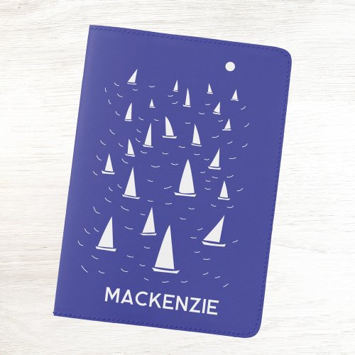 Personalized Sailing Boat Nautical Yacht Passport Passport Holder
