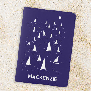 Personalized Sailing Boat Nautical Yacht Passport Passport Holder