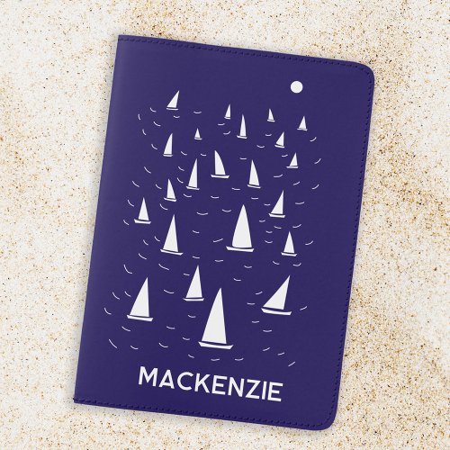 Personalized Sailing Boat Nautical Yacht Passport Passport Holder