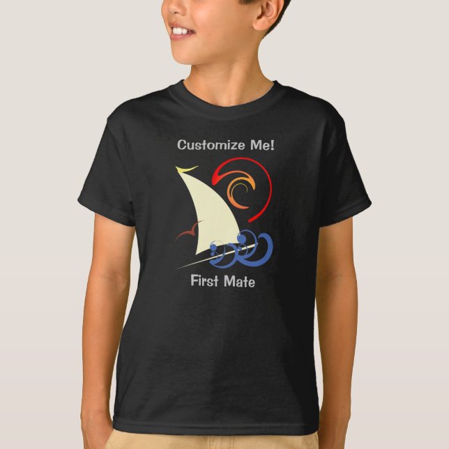 Personalized Sailing T-Shirt (Front)