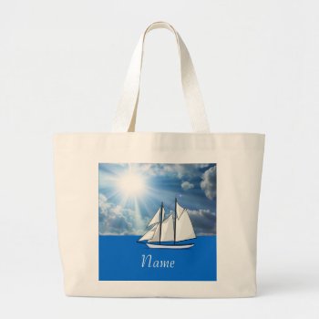 Personalized Sailing Tote by GroceryGirlCooks at Zazzle