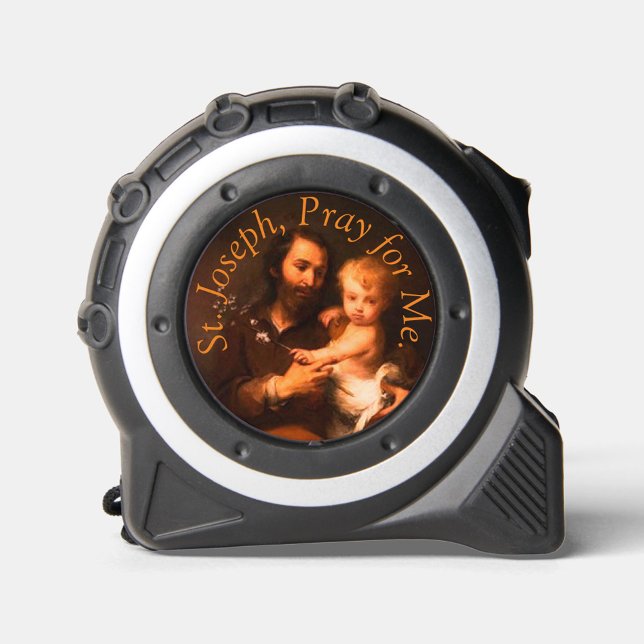 Personalized Saint Joseph & Child Tape Measure (Creator Uploaded)