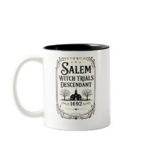 Personalized Salem Witch Trials Descendant Mug