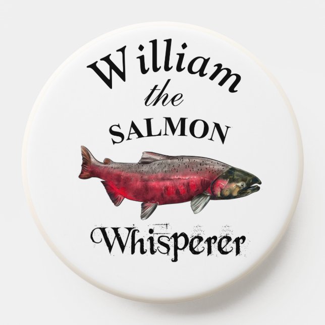 Personalized Salmon Whisperer Fisherman PopSocket (Popsocket)