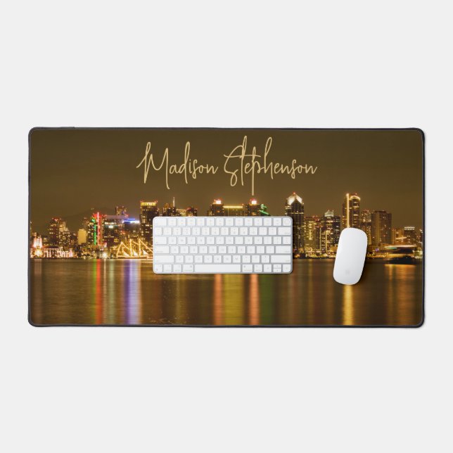 Personalized San Diego Desk Mat (Keyboard & Mouse)