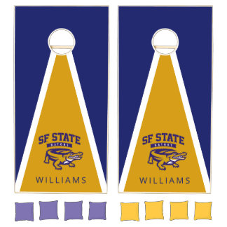 Personalized San Francisco State Cornhole Set