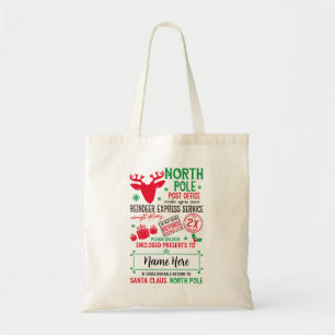 Personalized Santa Christmas Gift Bags