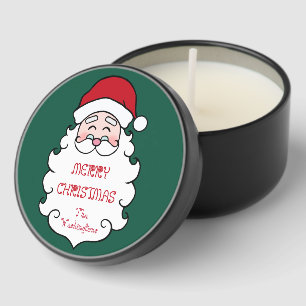 Personalized Santa Claus Candles
