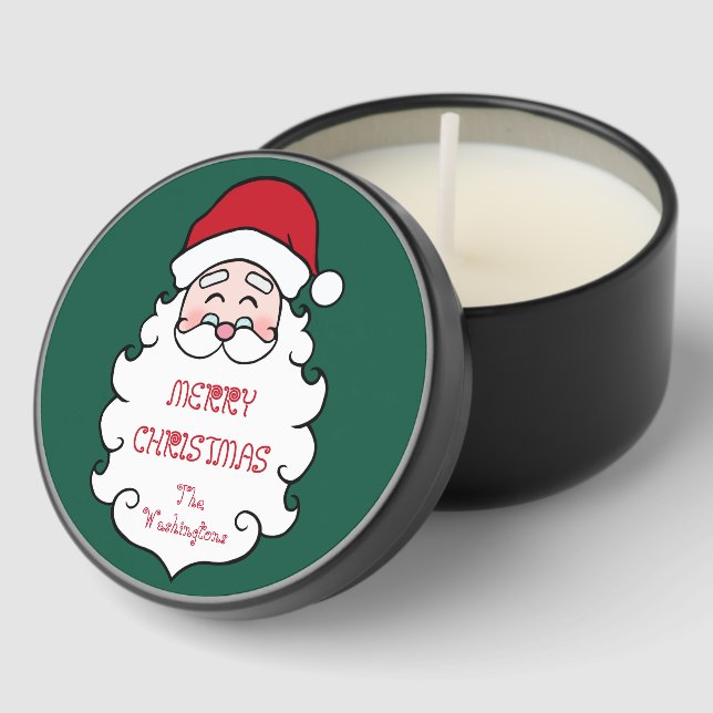 Personalized Santa Claus Candles (Corner)