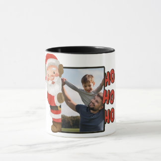 Personalized Santa Claus Photo Christmas Mug