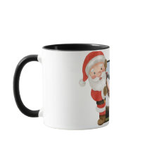 Personalized Santa Claus Photo Christmas Mug