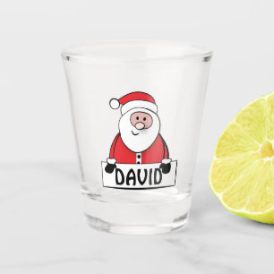 Personalized Santa Claus Shot Glass