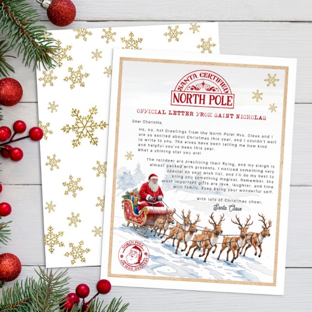 Personalized Santa Letter for Kids (Letter from Santa)