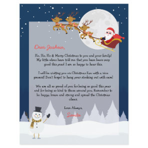 Personalized Santa Letter From North Pole