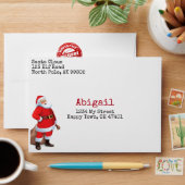 PERSONALIZED Santa Mail from the North Pole Envelope | Zazzle