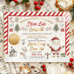Personalized Santa Official Nice List Certificate<br><div class="desc">Personalized Santa Official Nice List Certificate</div>