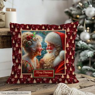 Personalized Santa Pillow Classic Mr & Mrs Claus
