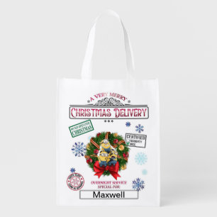 Personalized Santa Sack Grocery Bag