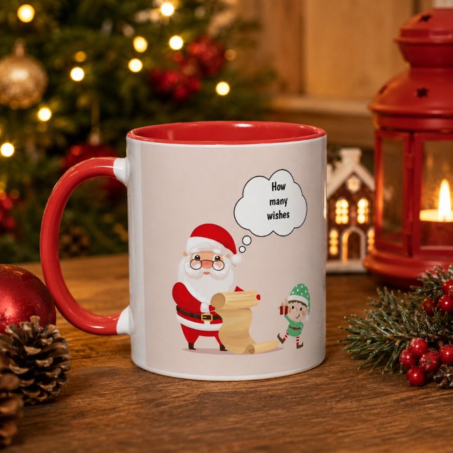 Personalized Santa Wish List Christmas Mug (Creator Uploaded)