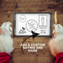 Personalized Santa's Snack Tray