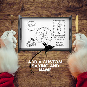 Personalized Santa's Snack Tray