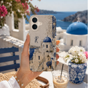 Personalized Santorini Greece  iPhone 16 Case