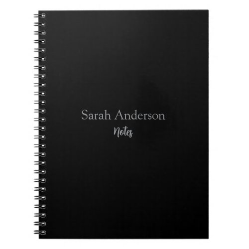 Personalized Sarah Notes Spiral Notebook Journal