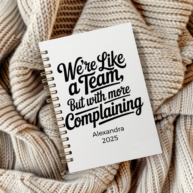 Personalized Sarcastic Coworker Gift Notebook (Creator Uploaded)