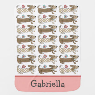 dachshund baby blanket