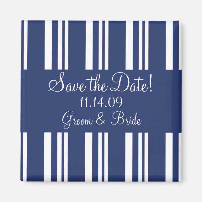 Personalized Save the Date Magnet (Front)