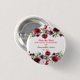 Personalized Save the date magnets for Quinceaner Button