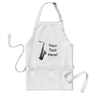 Personalized Saxophone Adult Apron